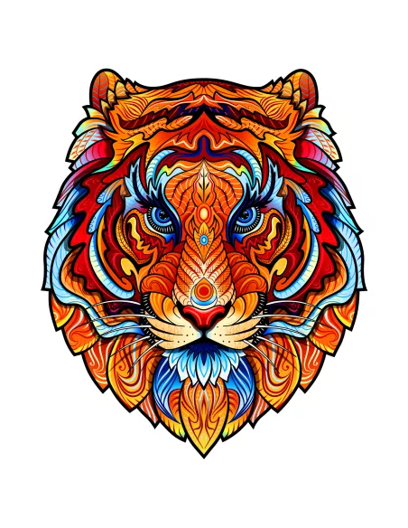 Tiger Wooden Puzzle Premium