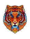 Tiger Wooden Puzzle Premium