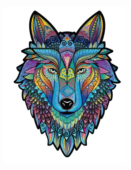 Wolf Wooden Puzzle Premium