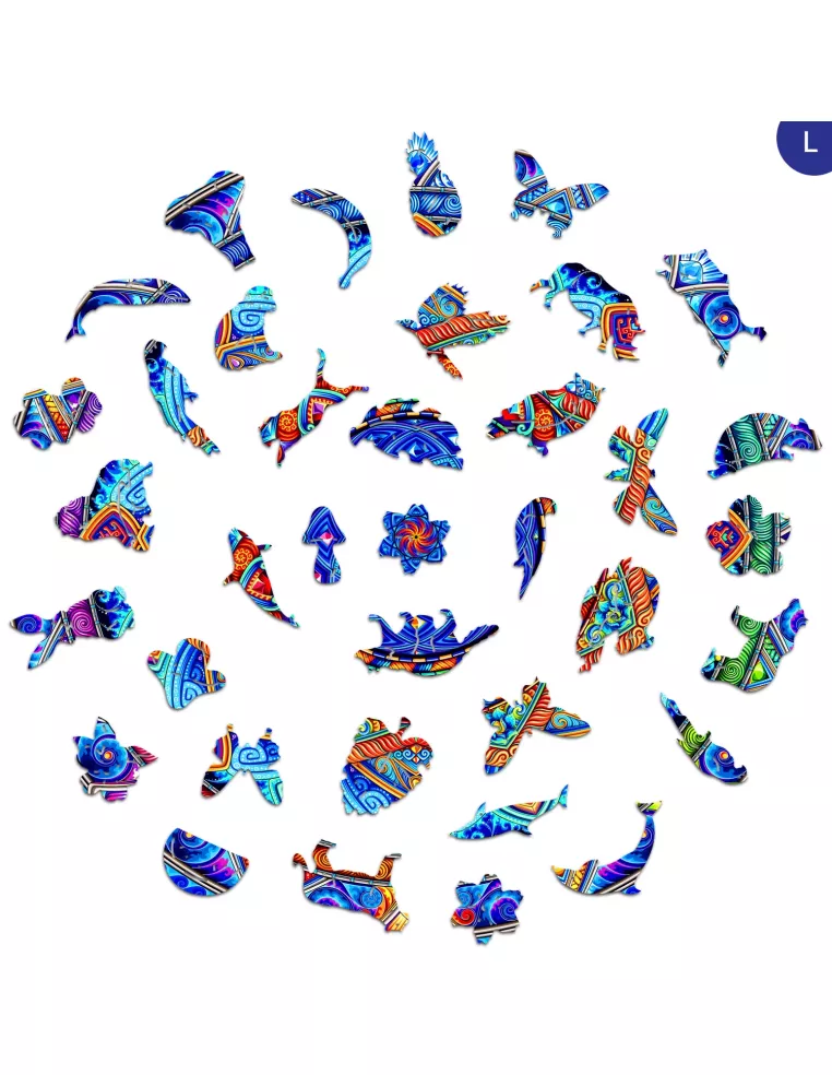 Mandala Niezachwiany spokój Drewniane...