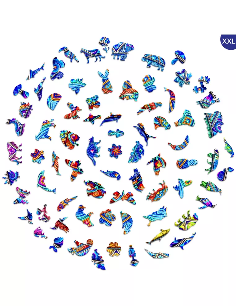 Mandala „Nezlomný klid“ – dřevěné...