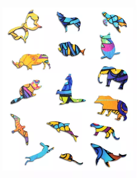 Motyl Drewniane Puzzle Premium