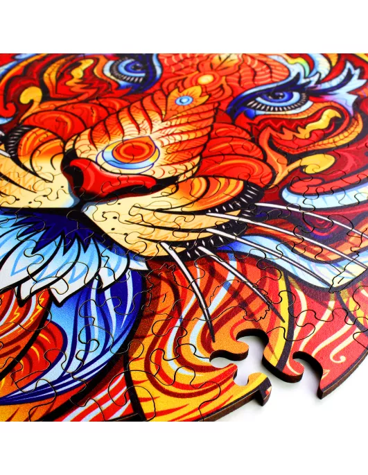 Tygrys Drewniane Puzzle Premium 2