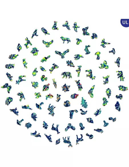 Mandala Tree of Life Wooden Puzzle Premium