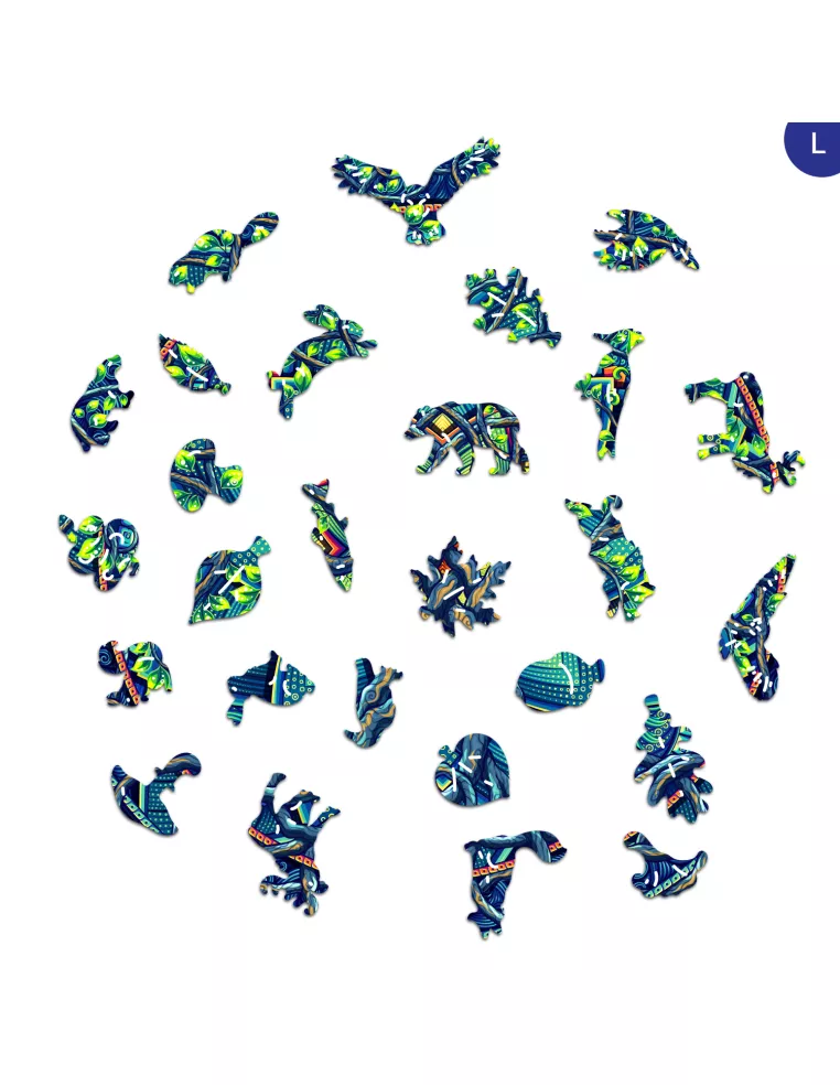 Mandala Drzewo Życia Drewniane Puzzle...