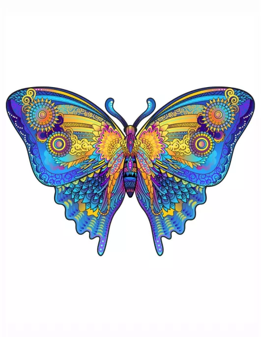 Butterfly Wooden Puzzle Premium