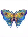 Butterfly Wooden Puzzle Premium