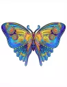 Motýl – dřevěné puzzle Premium