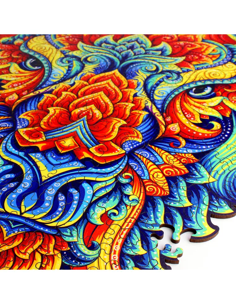 Żubr Drewniane Puzzle Premium