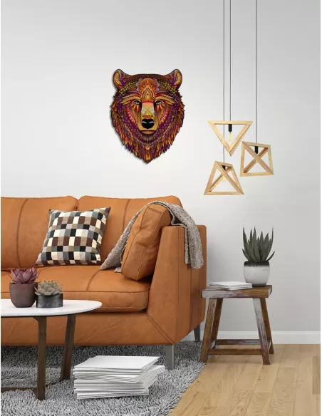 Bear Wooden Puzzle Premium