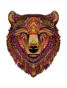 Niedźwiedź Drewniane Puzzle Premium