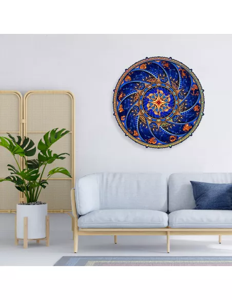 Mandala Znaki Zodiaku Drewniane Puzzle Premium