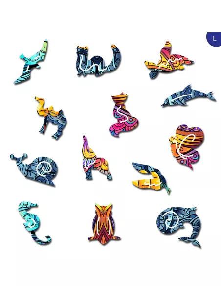 Sowa Drewniane Puzzle Premium