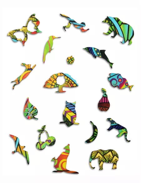 Dřevěné puzzle Premium s motivem stromu