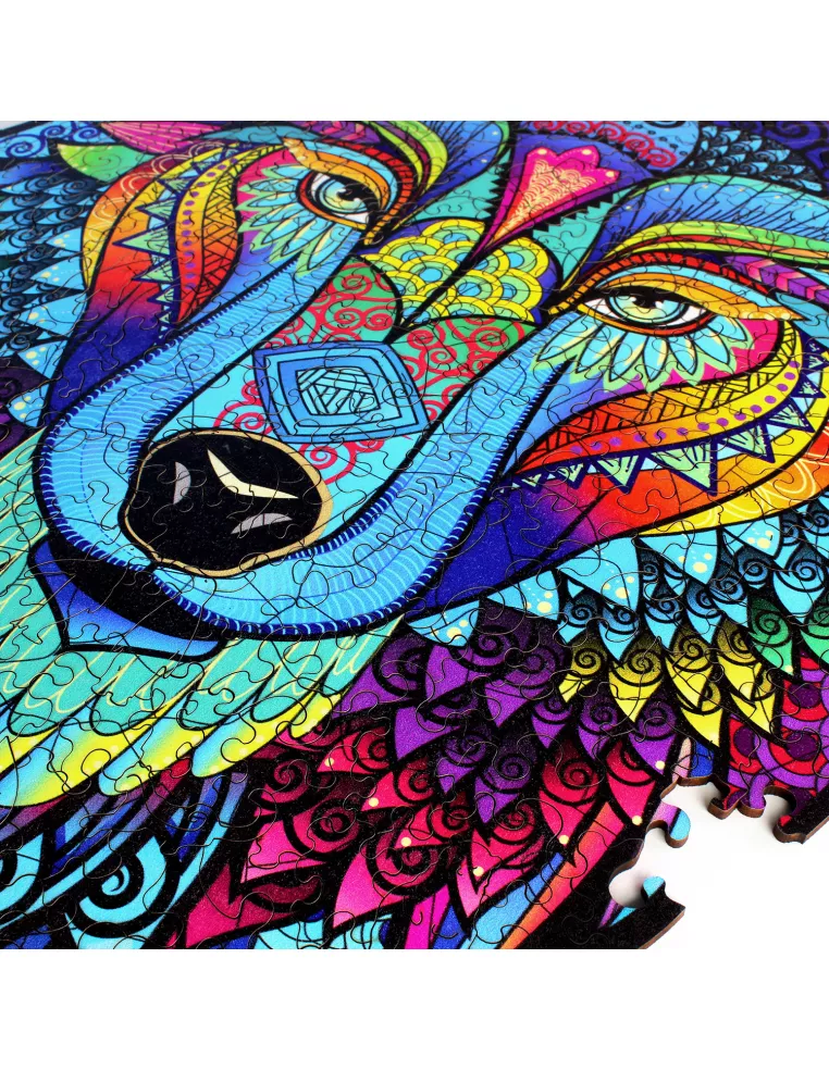 Wolf Wooden Puzzle Premium