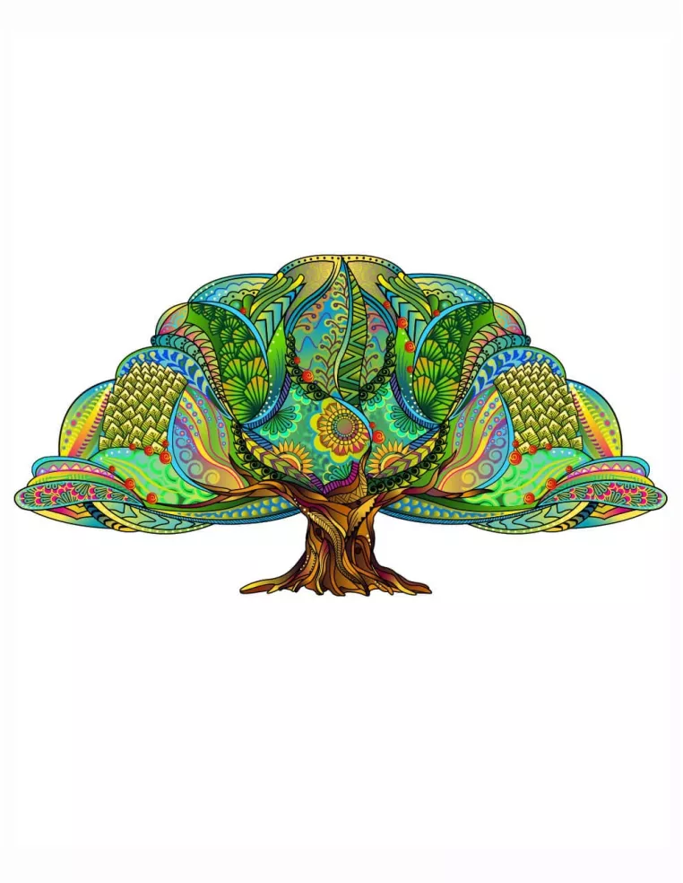 Tree Wooden Puzzle Premium
