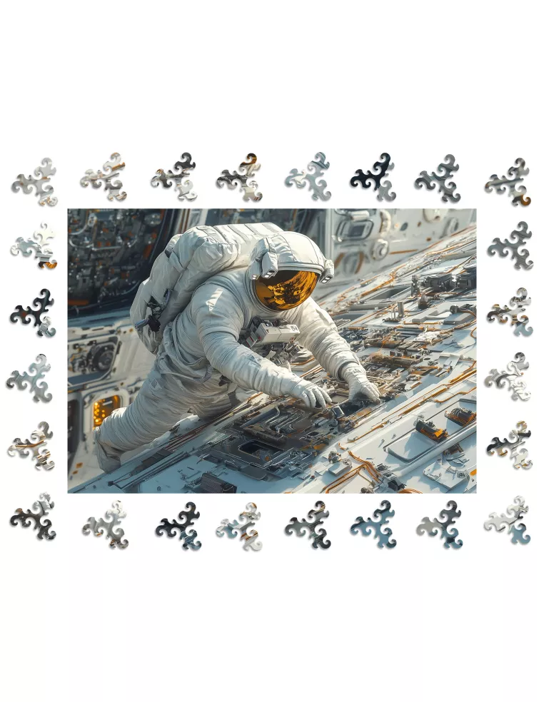 Astronaut Repair Mission Wooden...