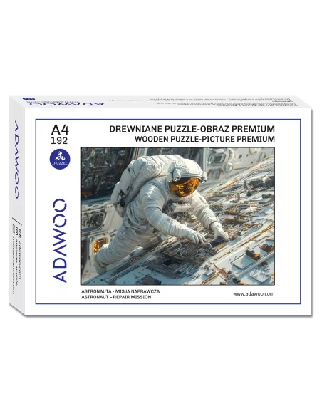 Astronaut Repair Mission Wooden Puzzle Premium