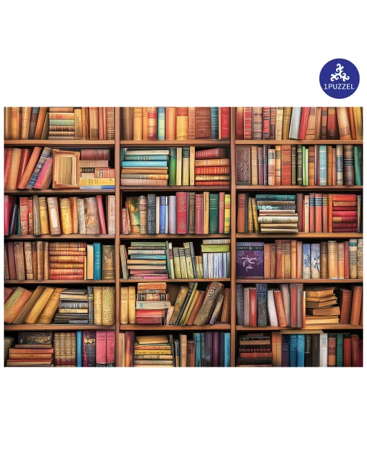 Magia Książek Drewniane Puzzle Premium