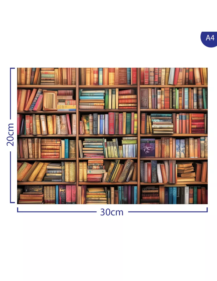 Magia Książek Drewniane Puzzle Premium