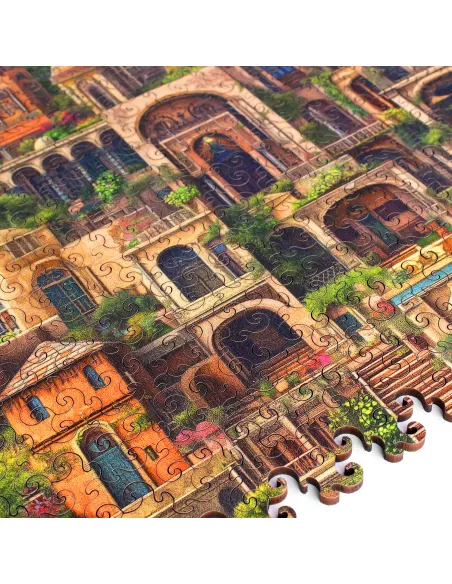 Město skrytých příběhů – dřevěné puzzle Premium