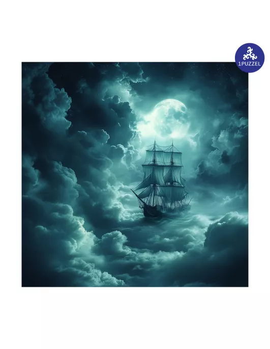 Black Pearl Wooden Puzzle Premium