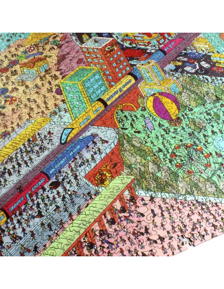 Adawoo Miasto Drewniane Puzzle Premium